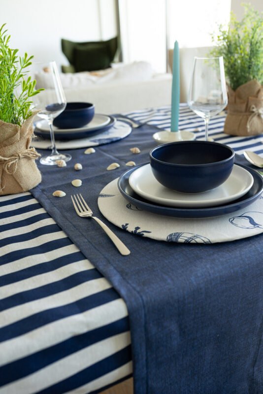 Caminho de mesa Santorini